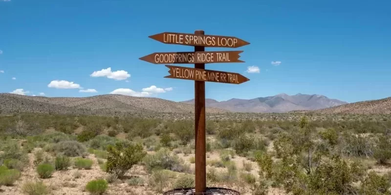 goodsprings nevada road sign